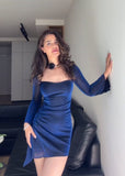 Blue Party Dress