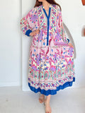 Summer Colorful Printed Loose Dress