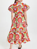 Gorgeous Colors Printed Midi Dress