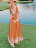 Elegant Casual Fall Maxi Dress