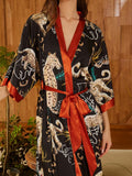 Jungle Animals Kimono Robe