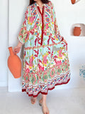 Summer Colorful Printed Loose Dress