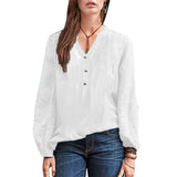 Solid Cotton Linen Shirt