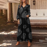 Elegant Casual V Neck Shirt Dress