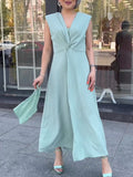 Chiffon Purple Blue Mint Dress