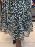 Leopard-print Tulle Dress