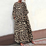 Leopard print Maxi dress