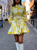 Yellow Floral Dress