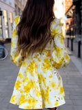 Yellow Floral Dress