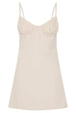 Shirring Bust Slip Dress