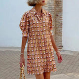 Vintage Print Dress