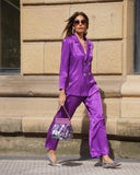 Purple Elegant Suit Set