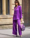 Purple Elegant Suit Set