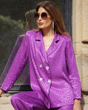 Purple Elegant Suit Set