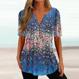 Floral Short Sleeve Top