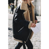 Stylish Warm Coat With Lapel