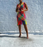 Neon Hand Knit Dress