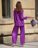 Purple Elegant Suit Set