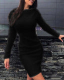 Sexy Slim Long Sleeve Dress