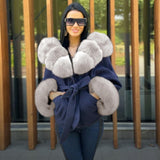 Wool Blends Thickened Fur Collar Pike Coats