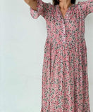 Floral Print Summer Dress Women 2021 A-Line Ruffles