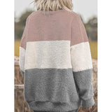 Winter Colorblock Fleece Sweatshirts