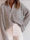 Casual Loose Pocket Sweater