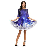 Christmas Printing Women's Dress