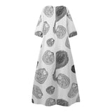 Casual Polka Dot Baggy Sarafans Vestidos Robe Maxi Dress