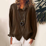 Casual Shirt Collar Long Sleeve Shirts & Tops