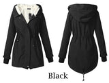 Anti-cold thickening medium long cotton coat