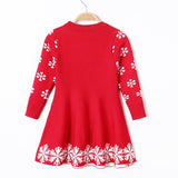 Christmas Children Sweater Fawn Dress