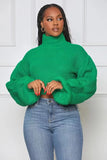 Burst Your Bubble Cropped Sweater