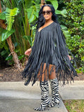 CRAZY OVER FRINGE ROMPER