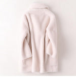 Real Fur High Quality Australian Wool Coats