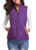 solid color pocket sleeveless zipper cotton vest