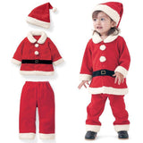 Children's Sets New Year Christmas Cosplay Dress Up Santa Claus Costumes