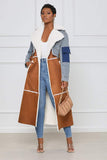 In Control Long Line Denim Coat