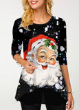 Santa Claus Printed Cartoon T-shirts