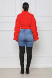 Burst Your Bubble Cropped Sweater