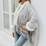 Tassel Cloak Shawl Sweater Coat