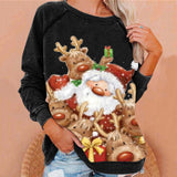 Christmas Elk Creative Printed Sweater