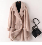 Real Fur High Quality Australian Wool Coats