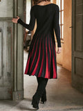 Black Pleated Dress