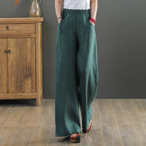 Cotton Linen Pants Casual Plus Size