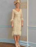 Gill Harvey Feather Dress