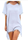 Chiffon Tassels Beach Wear Swimsuit Cover Up