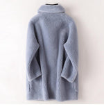 Real Fur High Quality Australian Wool Coats