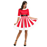 Christmas Printing Women's Dress