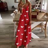 2021 Summer Tropical Print Halter Backless Maxi Dress